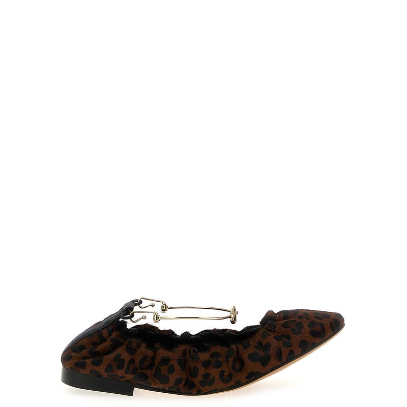 Twin Set Women Animal Print Ballet Flats